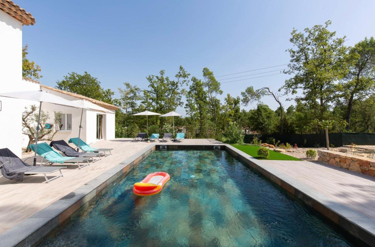 Superbe Villa Seillans La Grande Bastide Avec Piscine, Jardin, Climatisation Et Salle De Sport Экстерьер фото